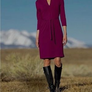 Patagonia 3/4 Sleeve travel dress Vitaliti cotton dress